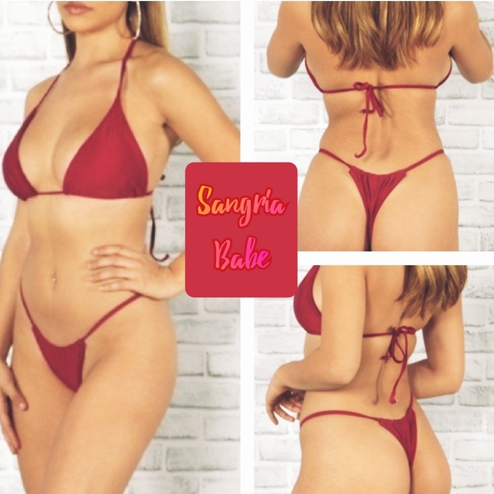 Sangria Babe Bikini Set